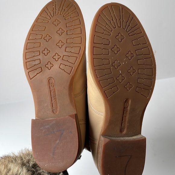 Timberland Earthkeepers Savin Hill Leather Moto Style Boot Tan Casual Streetwear - Picture 6 of 6